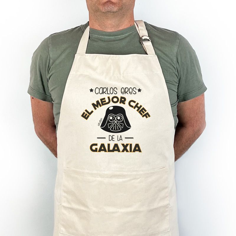 Delantal Papa EL mejor chef de la galaxia - Nanetes
