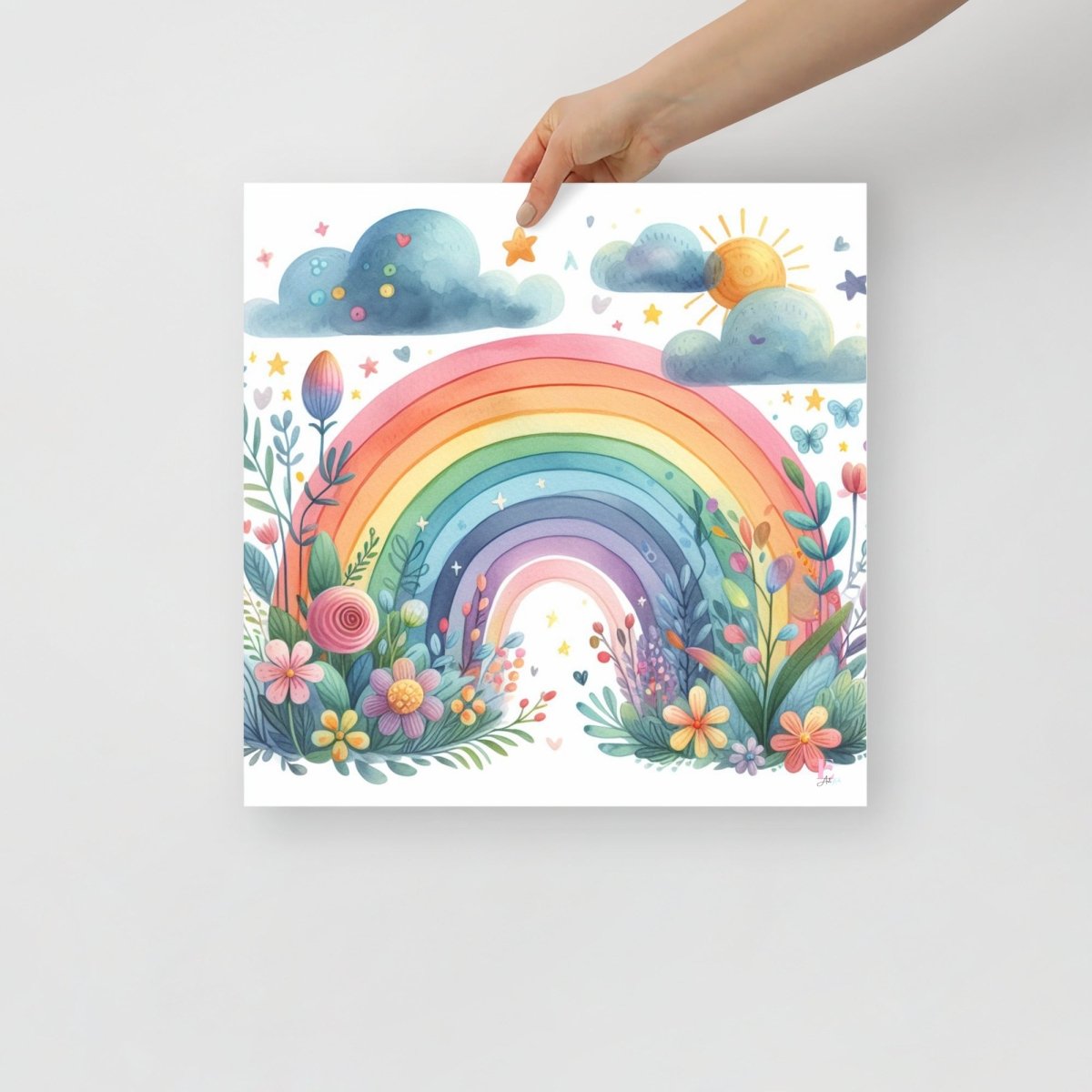 Lamina para enmarcar Arco Iris - Nanetes