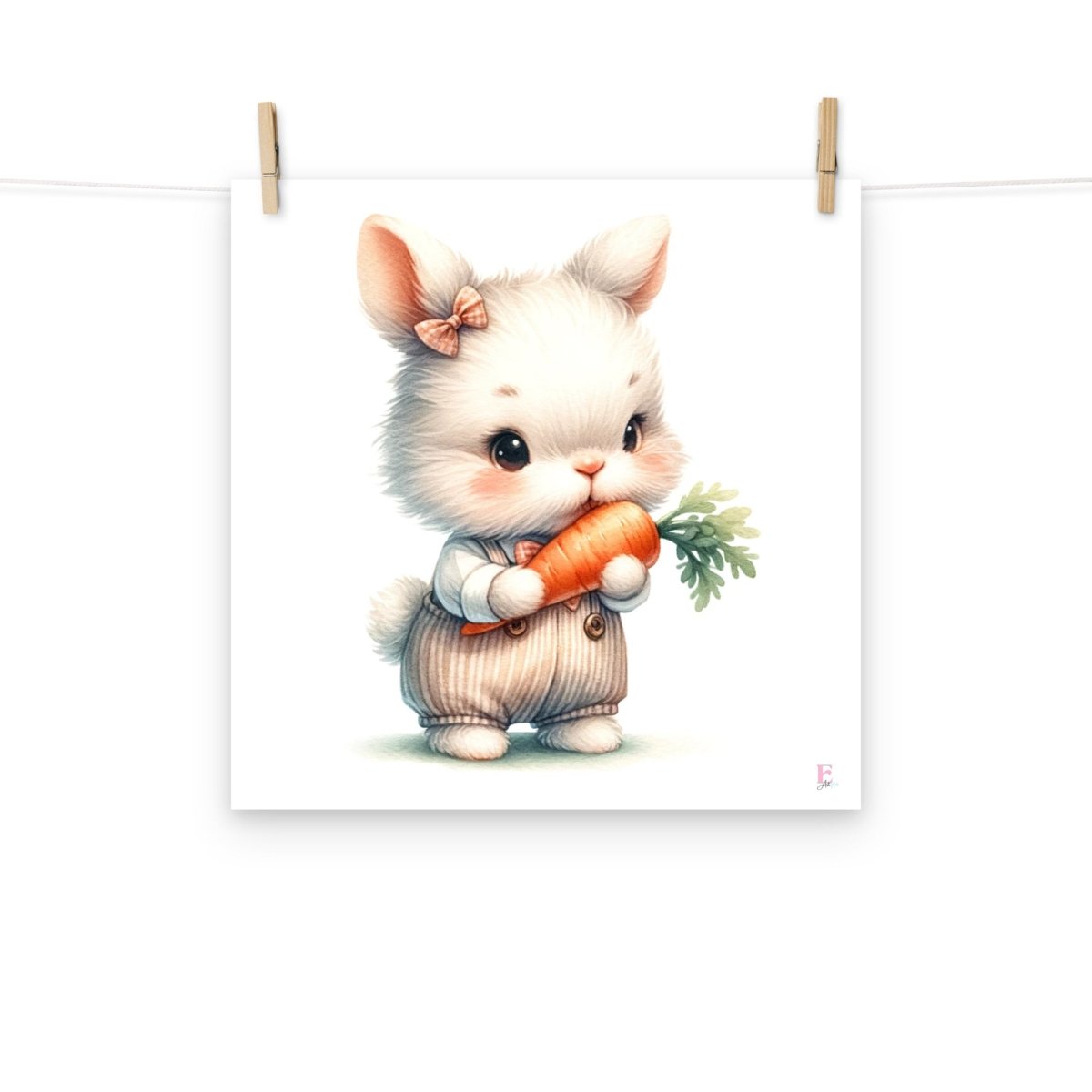 Lamina decorativa Conejito Zanahoria - Nanetes
