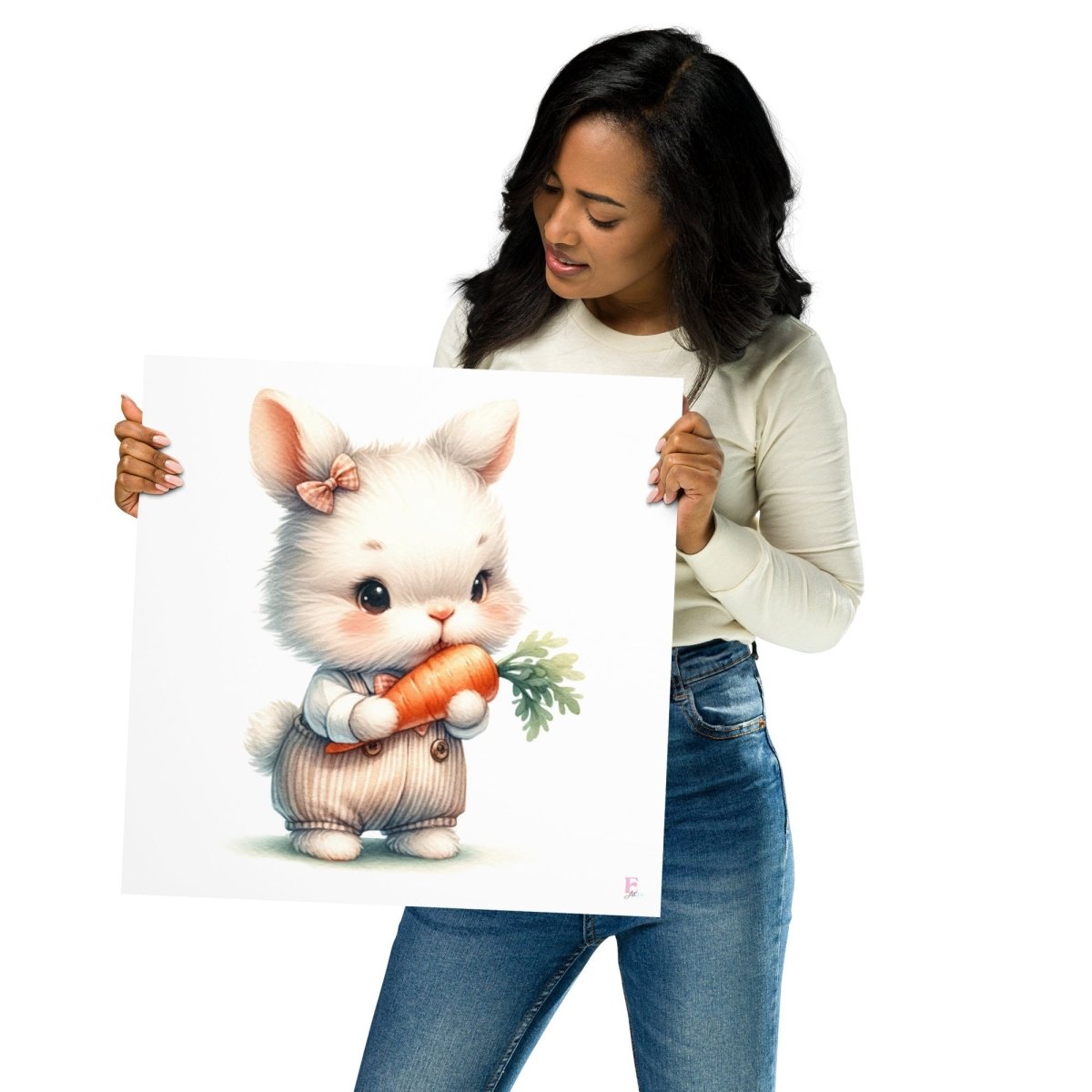 Lamina decorativa Conejito Zanahoria - Nanetes