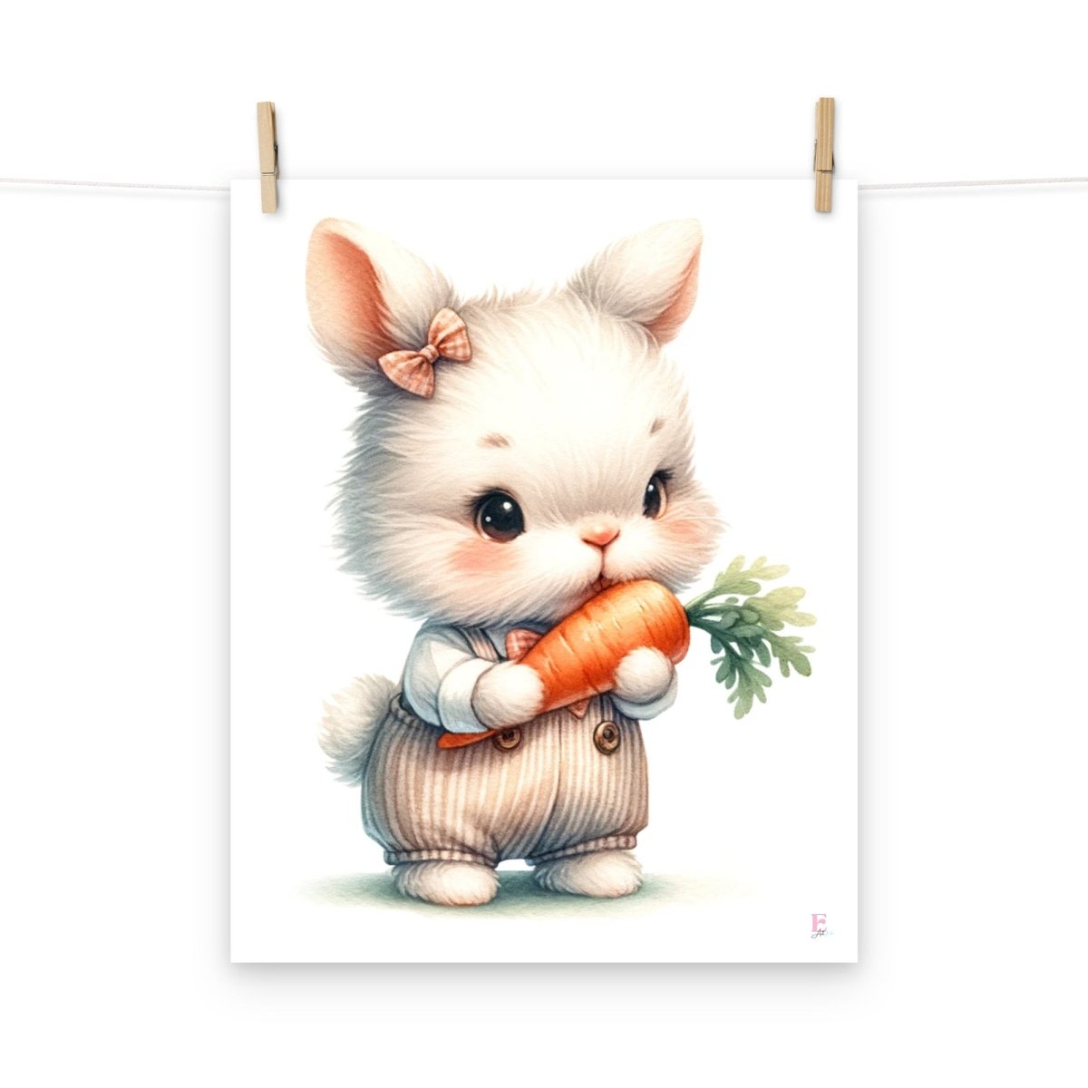 Lamina decorativa Conejito Zanahoria - Nanetes