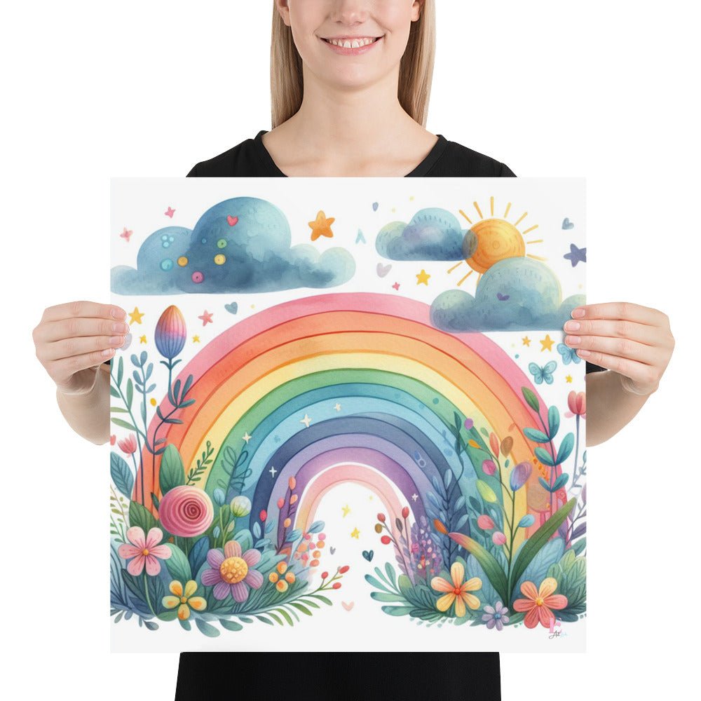 Lamina para enmarcar Arco Iris - Nanetes