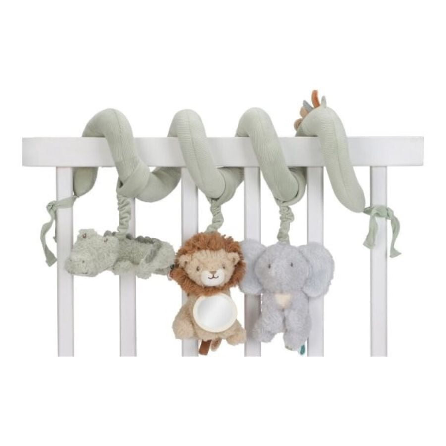 Espiral peluches colgante Safari Little Dutch
