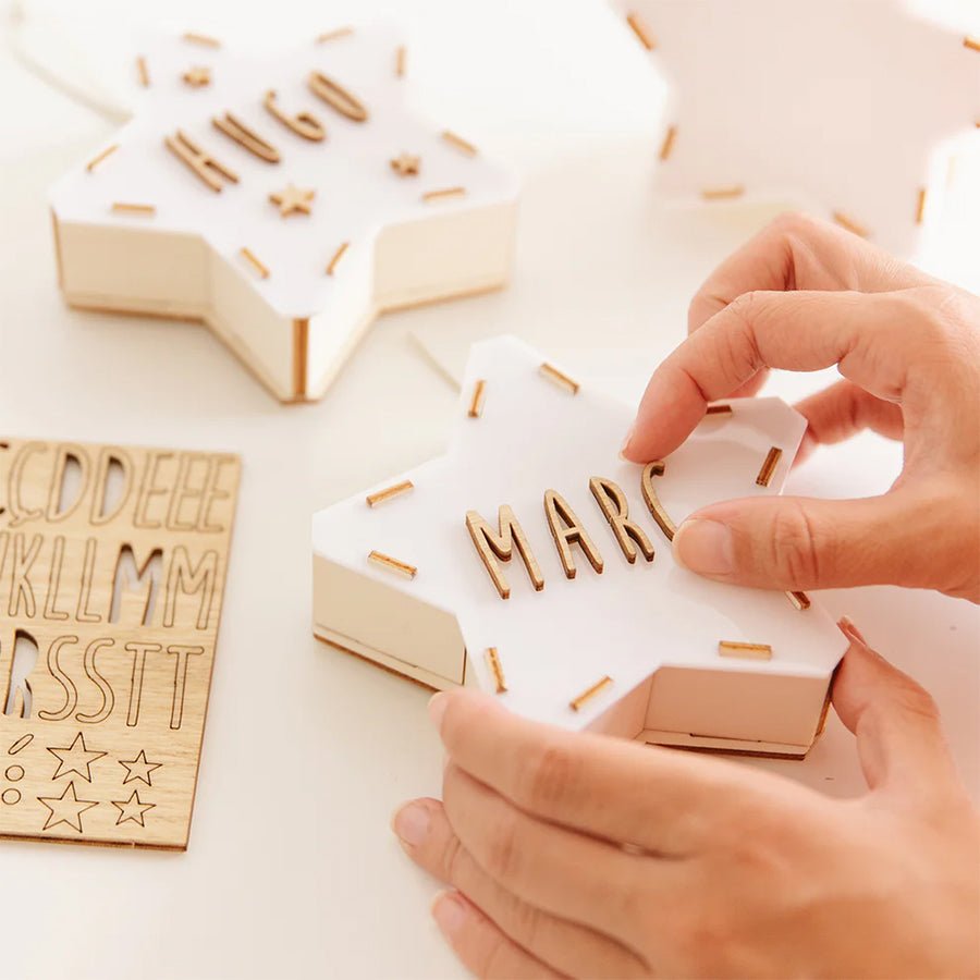 Lampara Estrella Mini personalizable - Nanetes