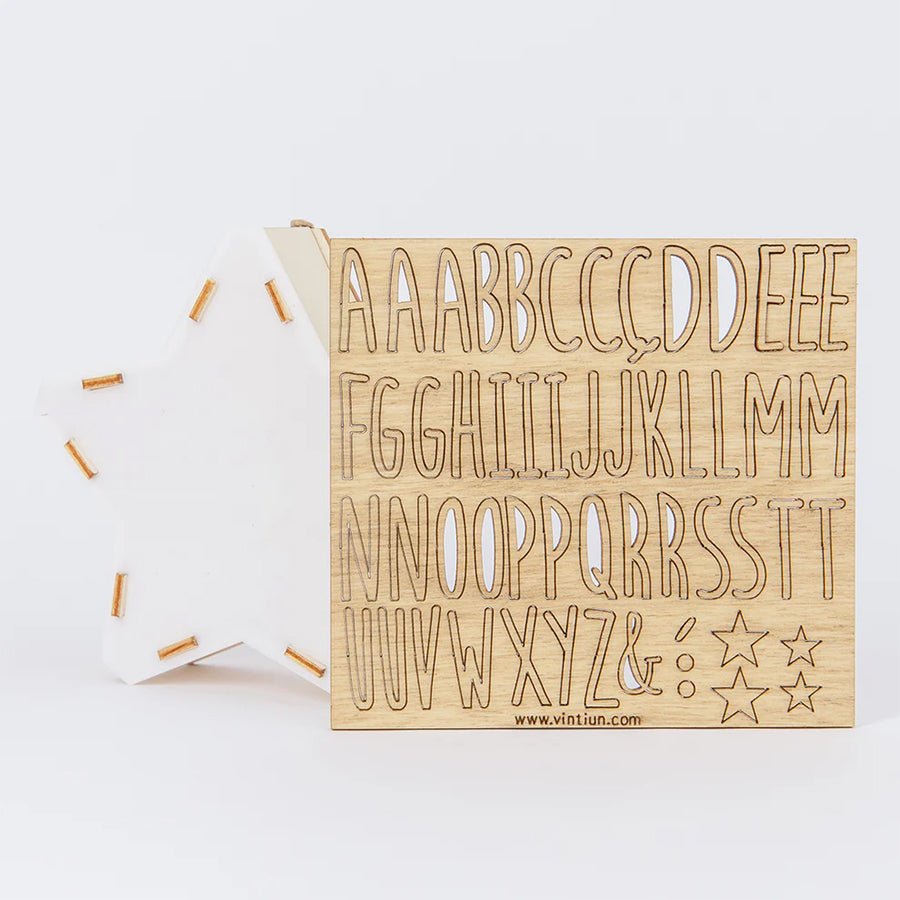 Lampara Estrella Mini personalizable - Nanetes