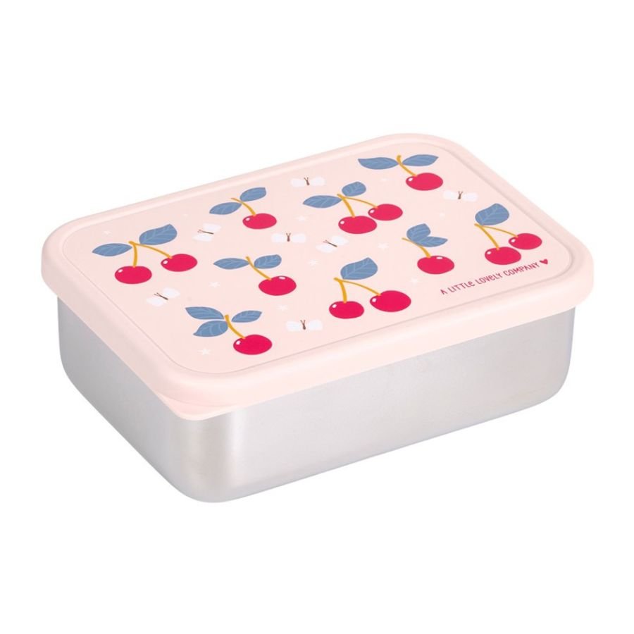 Fiambrera Acero Almuerzo Infantil Cerezas - Nanetes