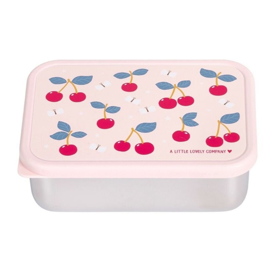 Fiambrera Acero Almuerzo Infantil Cerezas - Nanetes