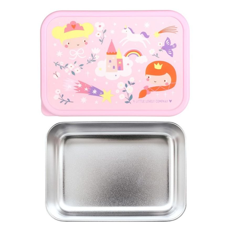 Fiambrera Acero Almuerzo Infantil Princesas - Nanetes