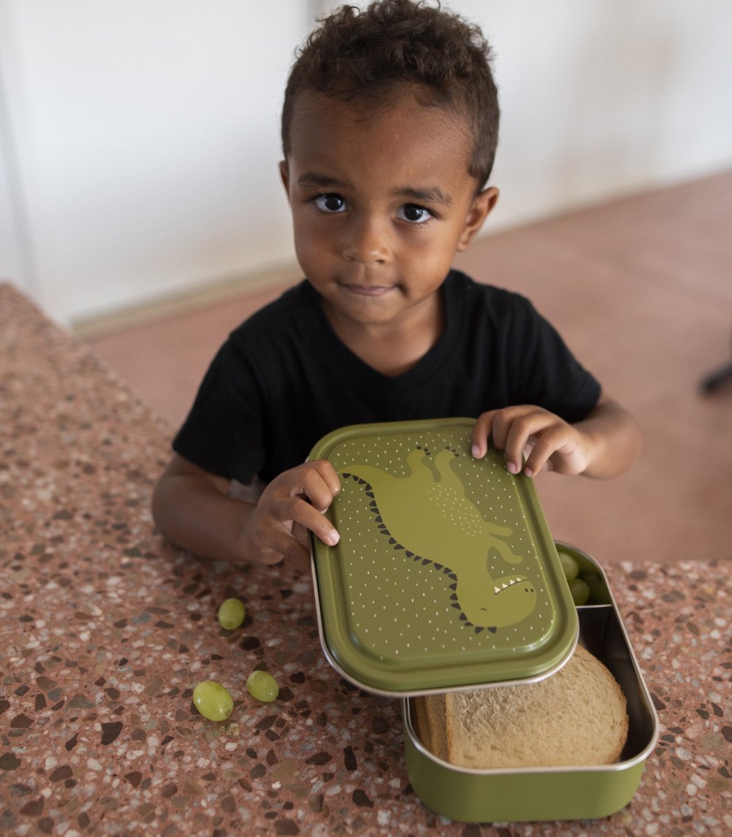 Fiambrera infantil acero grande Dino Trixie - Nanetes