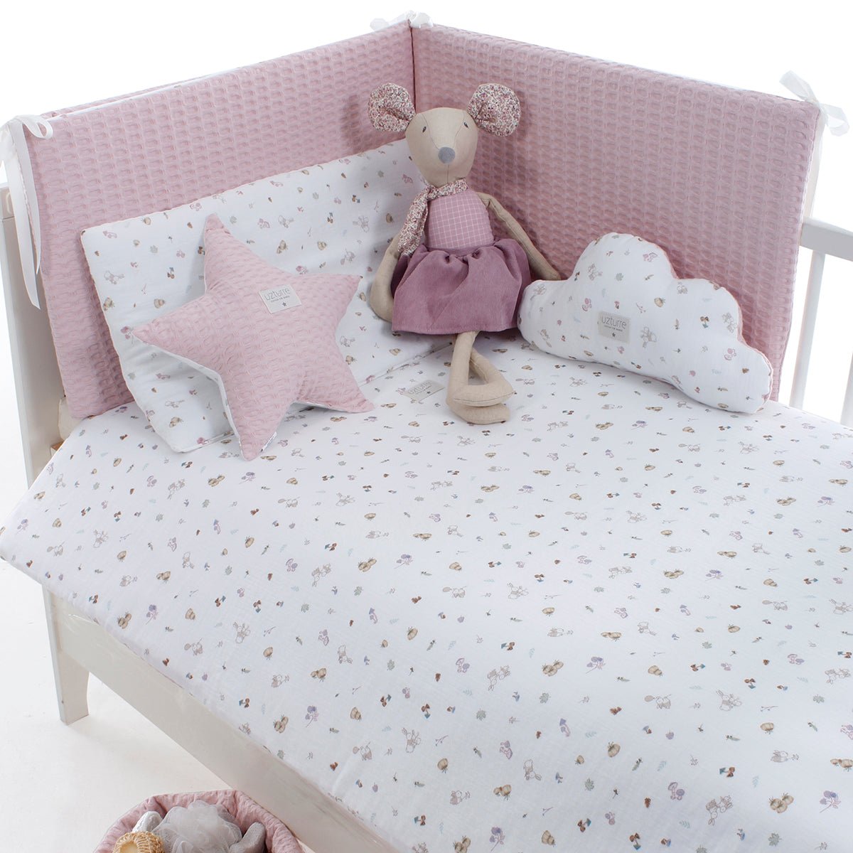 Nórdico + Protector cuna Benjamin Uzturre - Nanetes