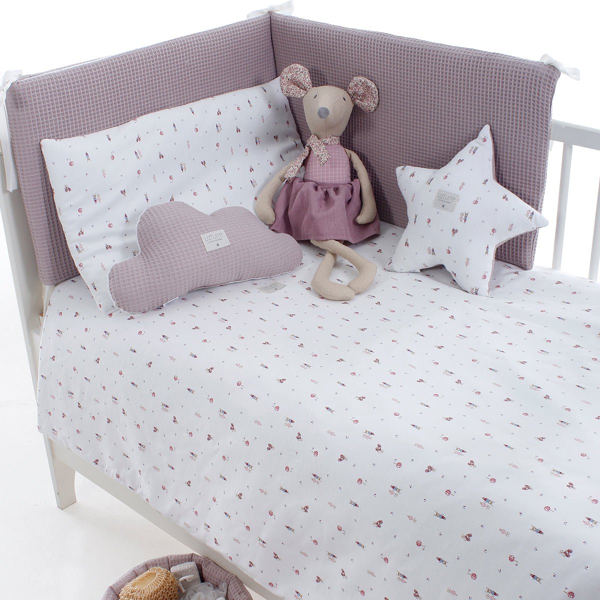 Nórdico + Protector cuna Tadea Uzturre - Nanetes