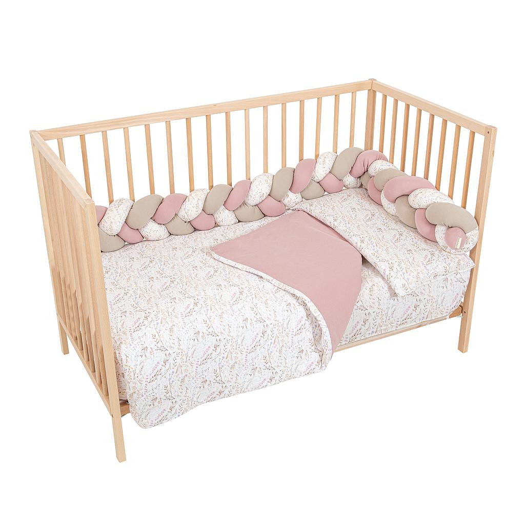 Funda nórdica y chichonera trenza Niza - Nanetes