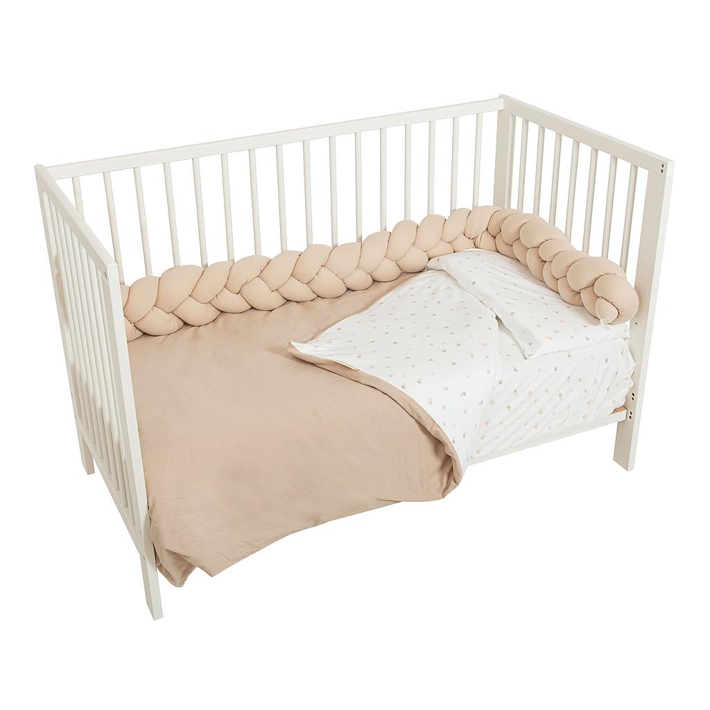 Funda nórdica y chichonera trenza Ciel Bimbi - Nanetes