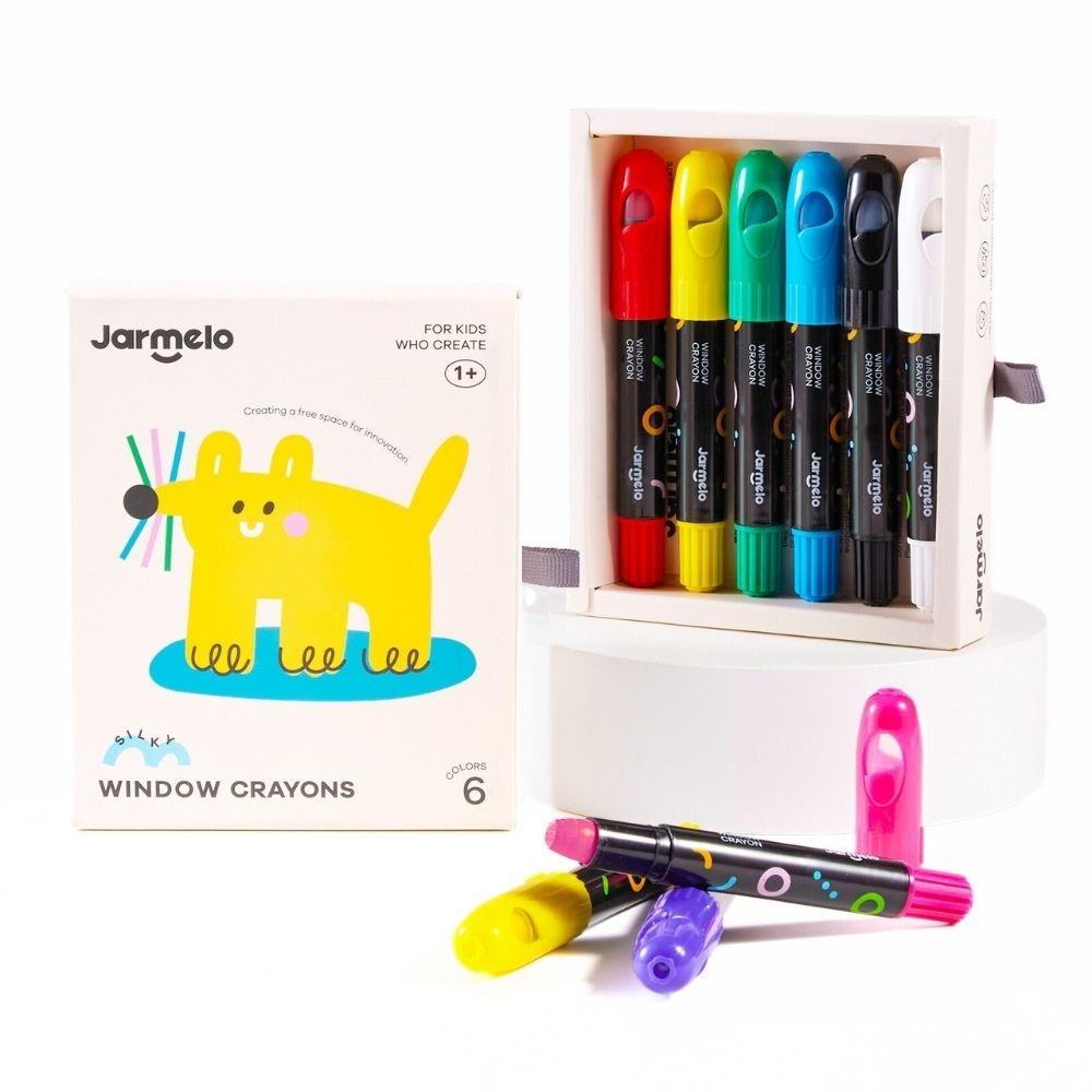 Caja 6 crayones para Cristal No Tóxicos - Nanetes