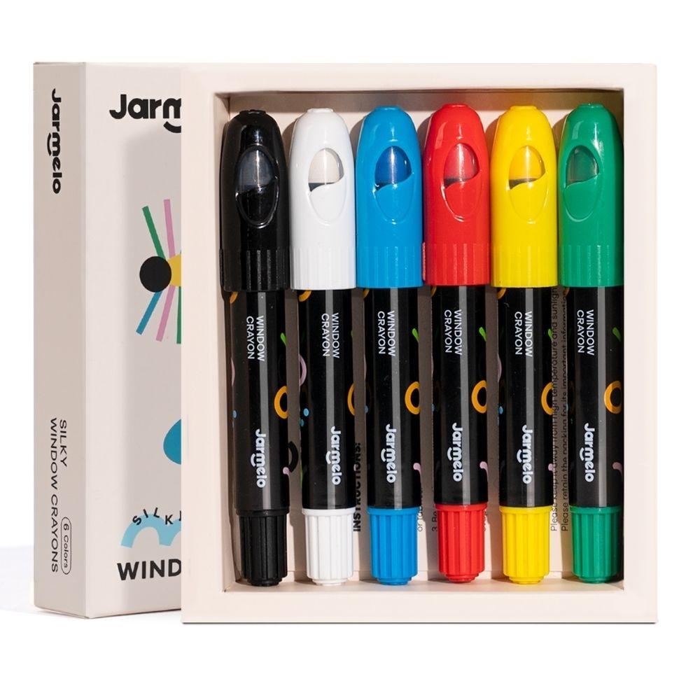 Caja 6 crayones para Cristal No Tóxicos - Nanetes
