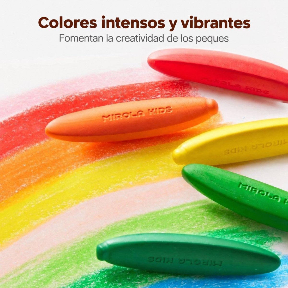 Caja 12 crayones Banana No Tóxicos Cera Abeja - Nanetes