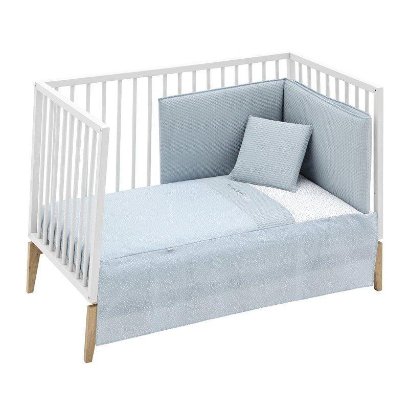 Cuna con protector Forest Azul Cambrass - Nanetes #