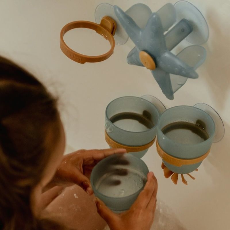 Juguetes Bañera Tazas Estrella Azul Little Duch - Nanetes