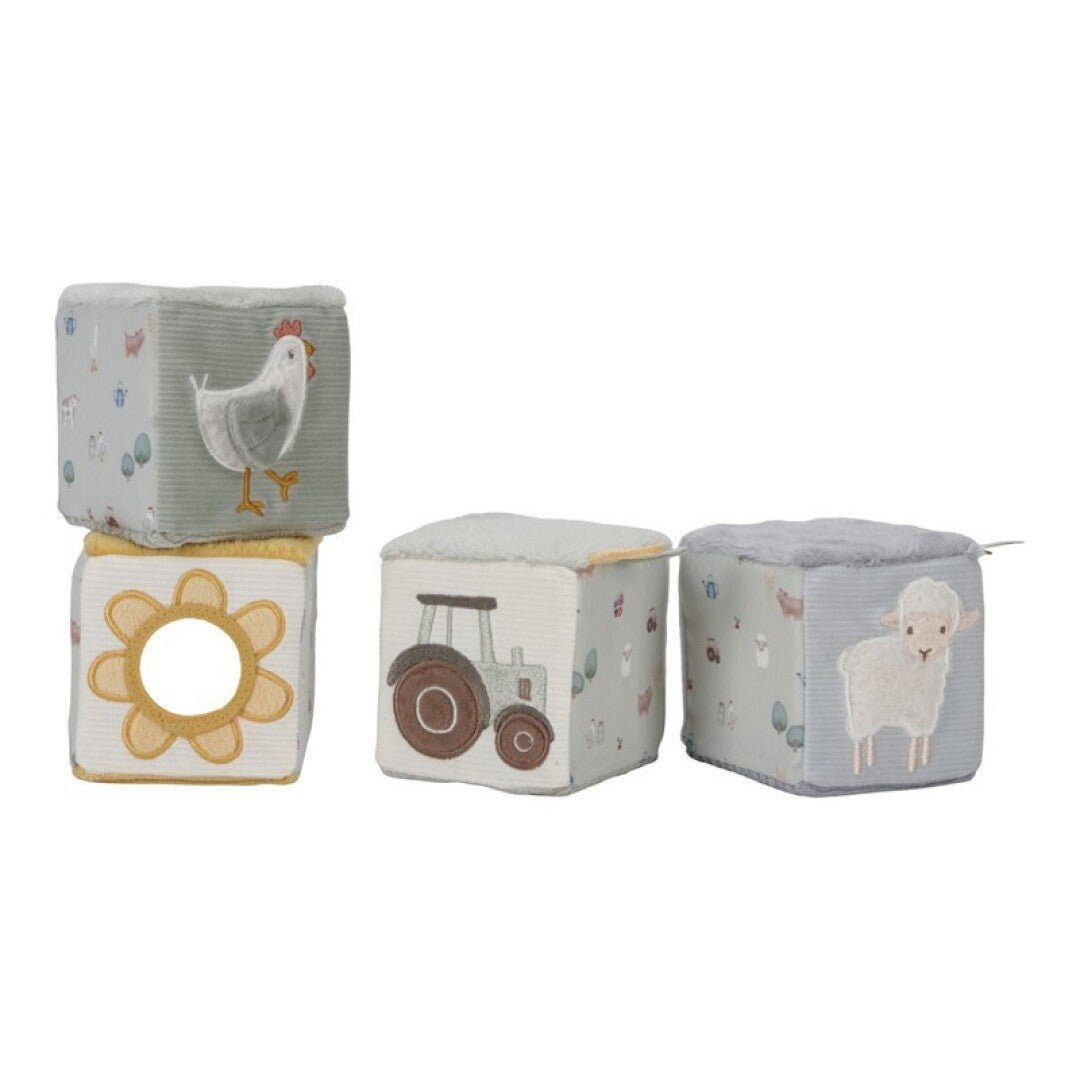 Cubos apilables peluche Granja Little Duch - Nanetes