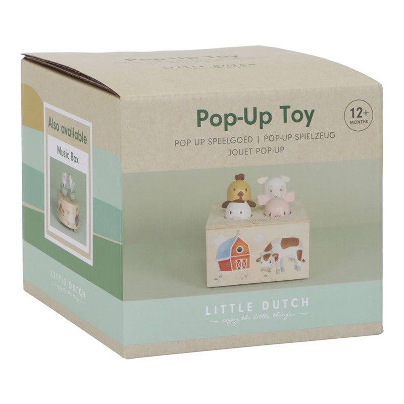 Juguete Pulsador Pop - Up Granja Little Duch - Nanetes