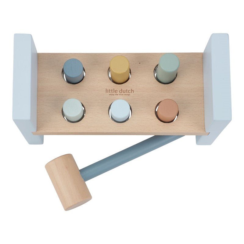 Juguete Madera Banco Golpeo Forest Friends Little Duch - Nanetes