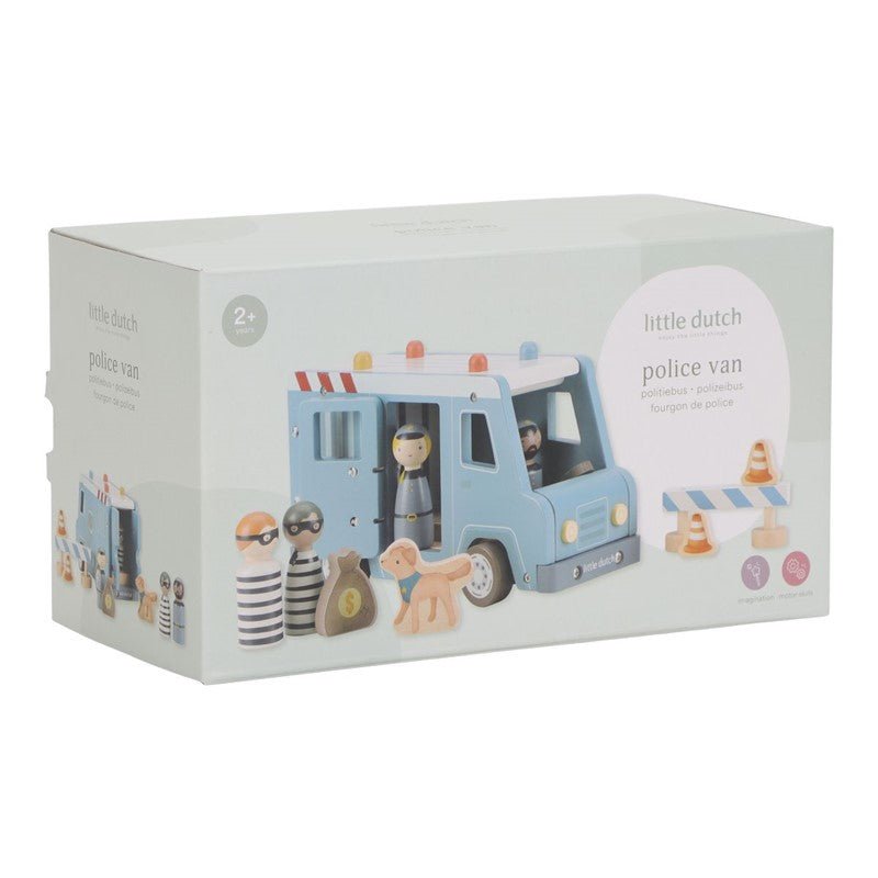 Juguete Madera Furgon Policial Little Duch - Nanetes