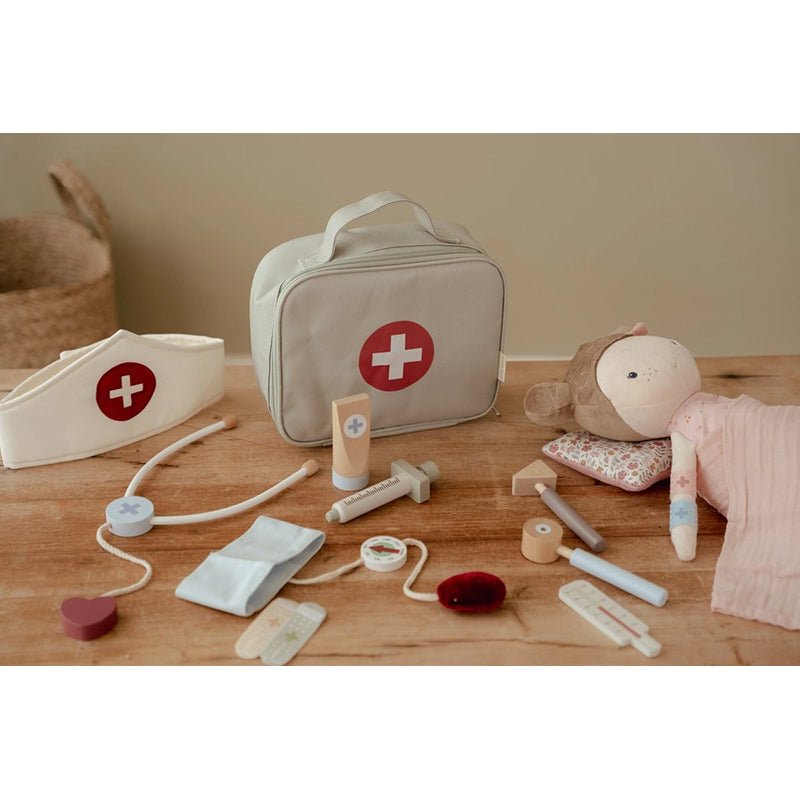 Maletín de doctor juguete madera Little Duch - Nanetes