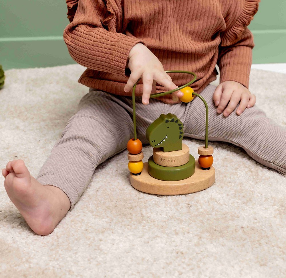 Juguete madera bebé Laberinto Dino Trixie - Nanetes