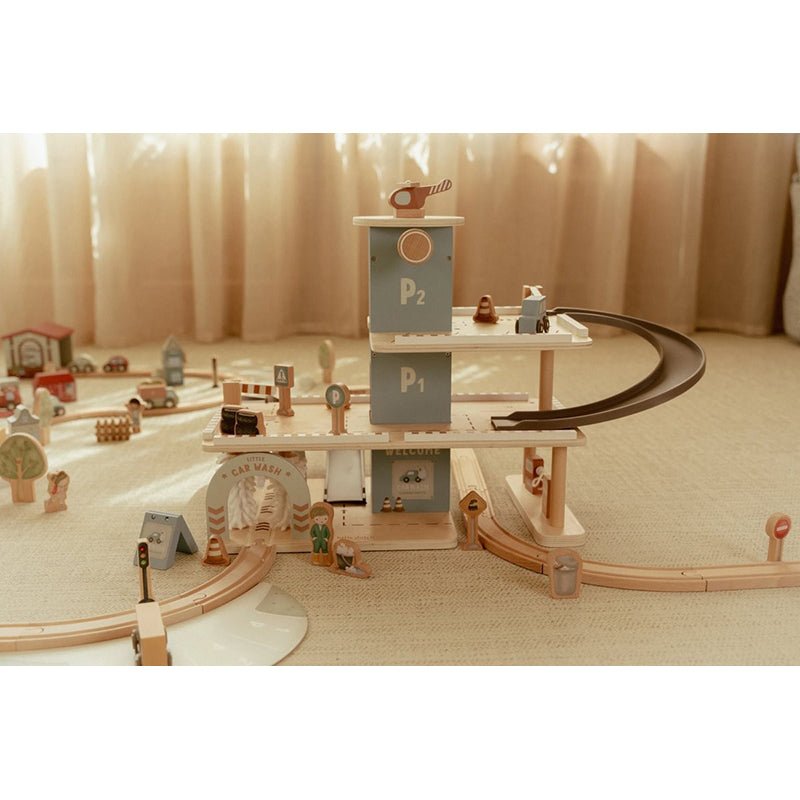 Parking juguete madera garaje Little Duch - Nanetes