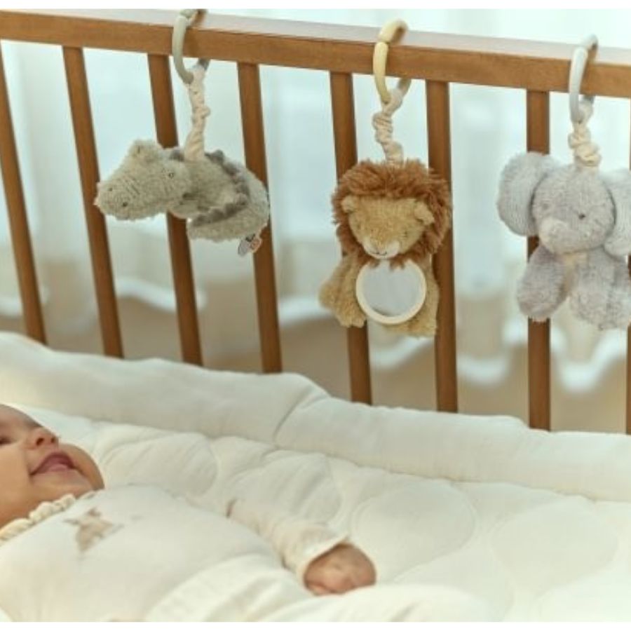 Set Juguetes colgantes Bebé Safari Little Dutch