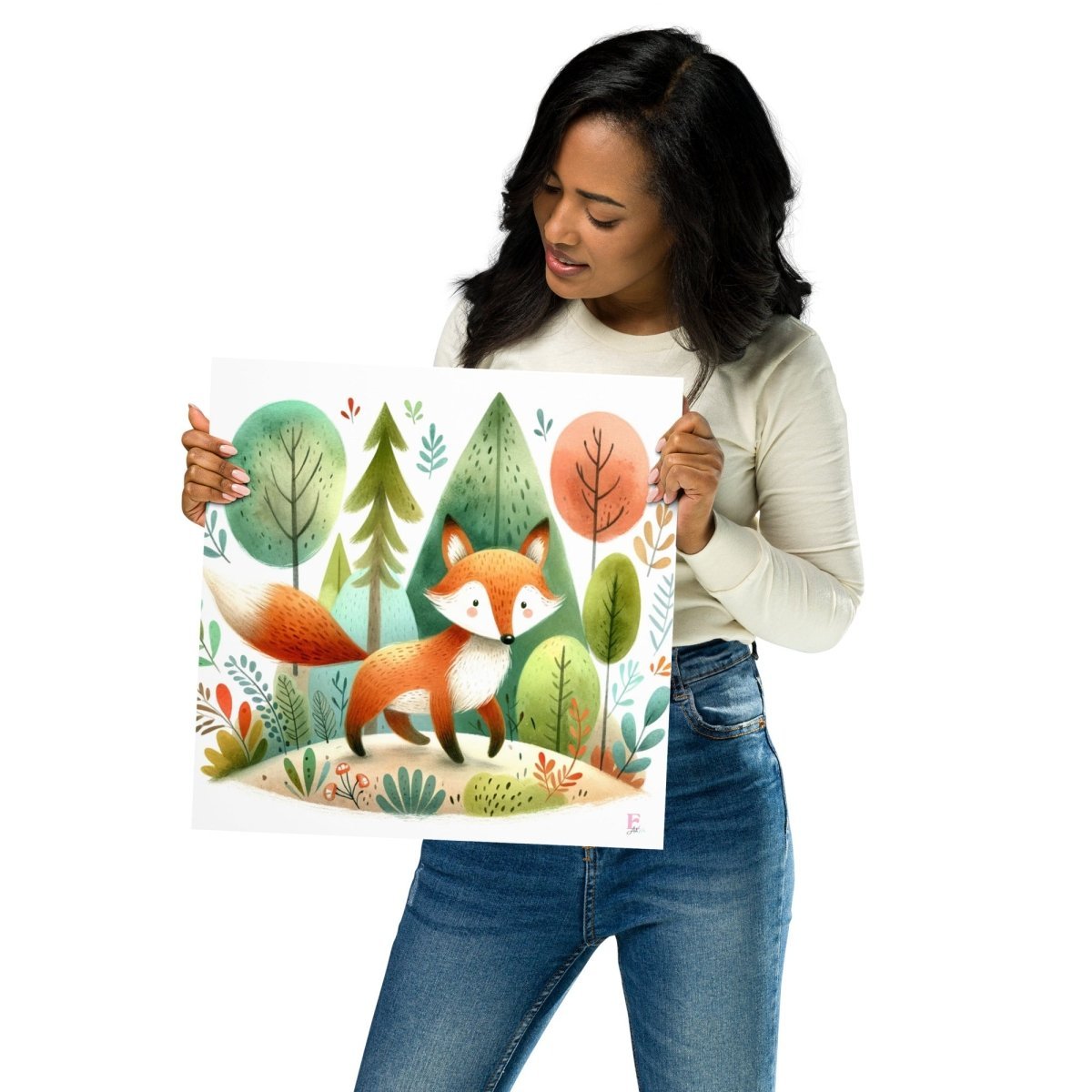 Lamina animales Zorro - Nanetes