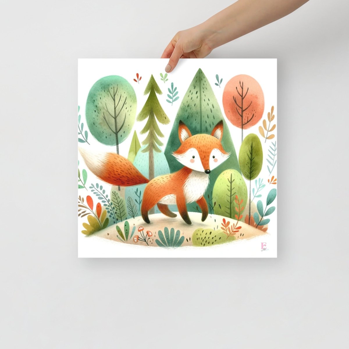 Lamina animales Zorro - Nanetes