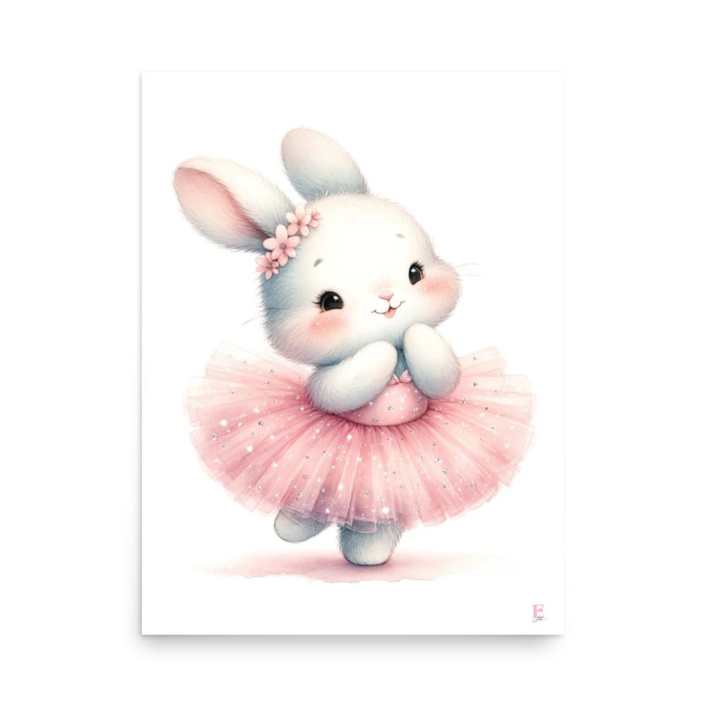 Lamina decorativa Conejita bailarina - Nanetes