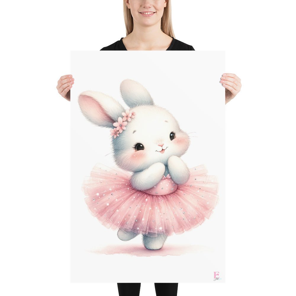 Lamina decorativa Conejita bailarina - Nanetes