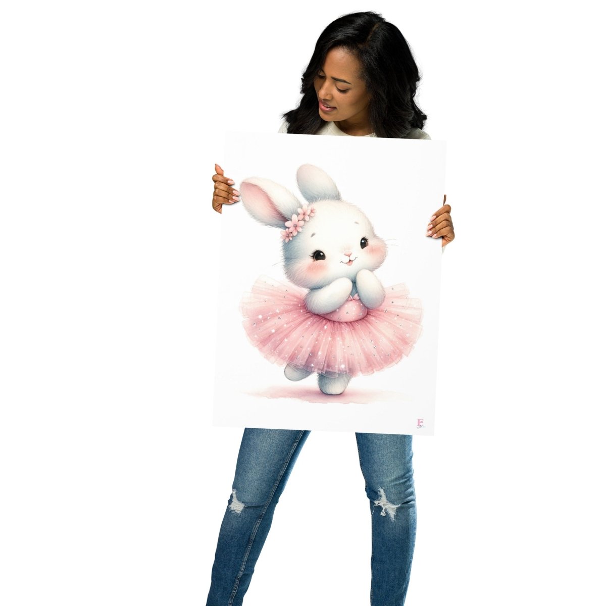Lamina decorativa Conejita bailarina - Nanetes