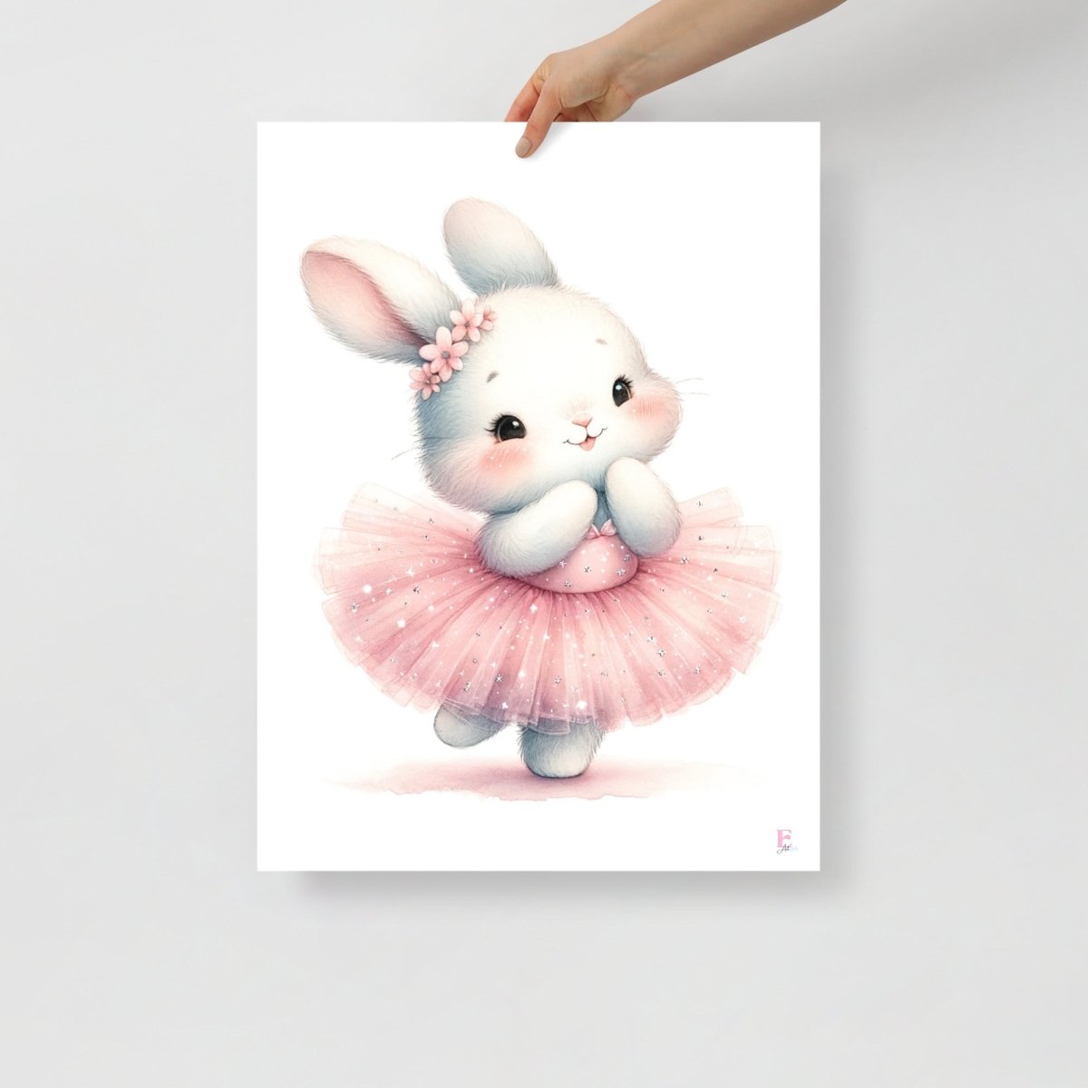Lamina decorativa Conejita bailarina - Nanetes