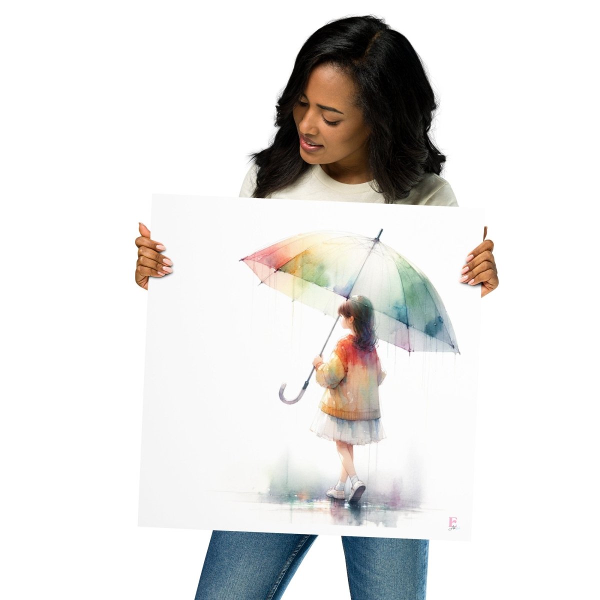 Lamina decorativa El paraguas - Nanetes