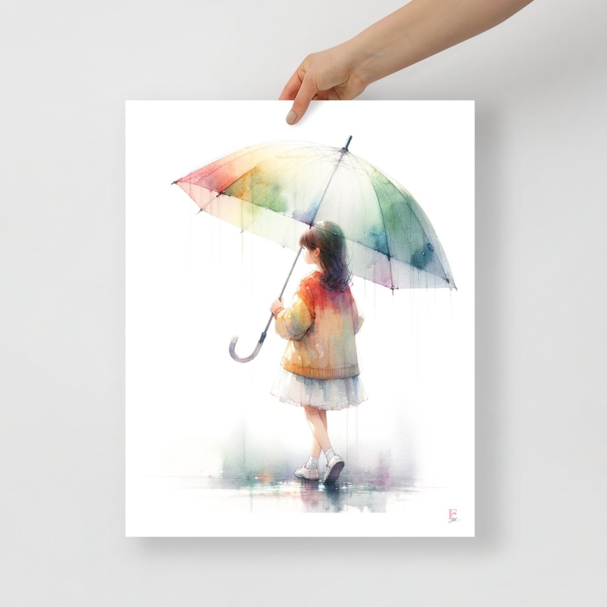 Lamina decorativa El paraguas - Nanetes