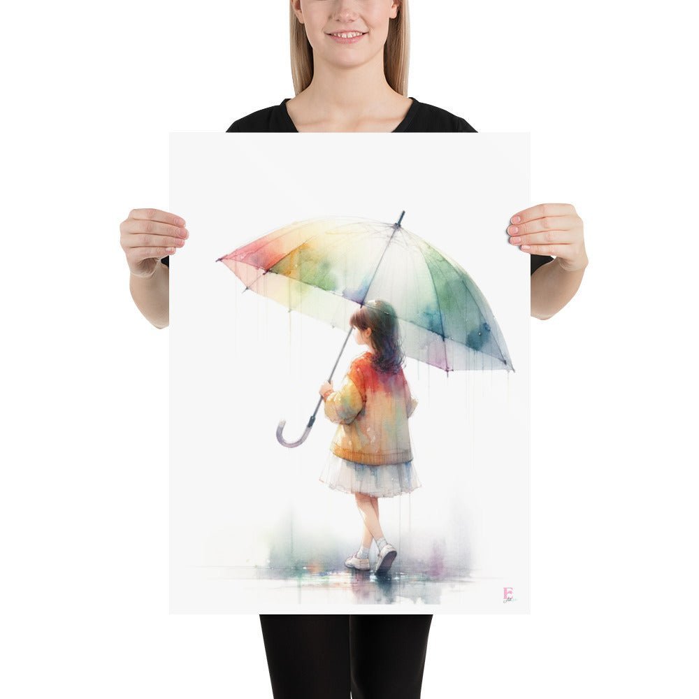 Lamina decorativa El paraguas - Nanetes