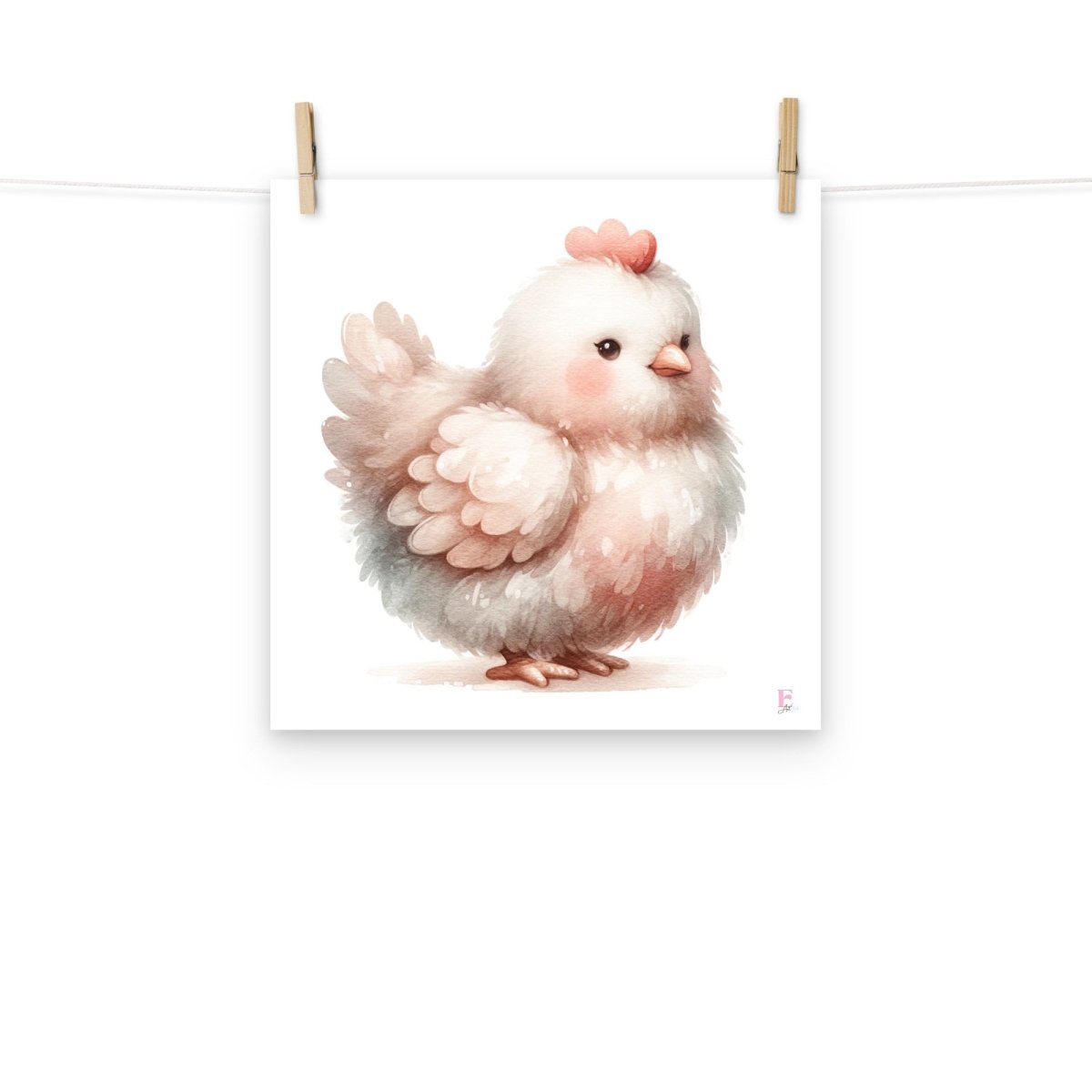 Lamina decorativa infantil Gallinita - Nanetes