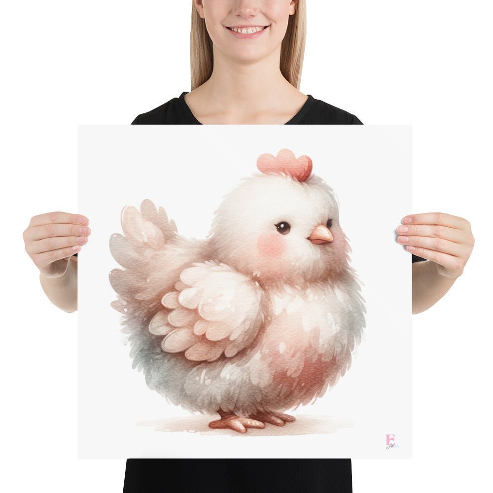 Lamina decorativa infantil Gallinita - Nanetes