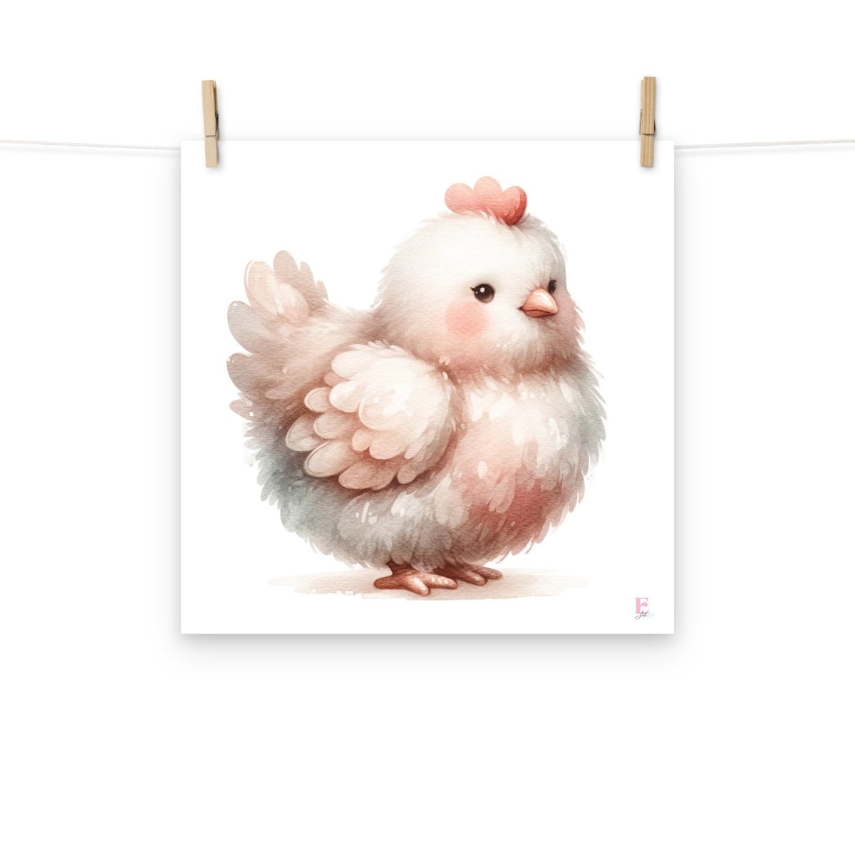 Lamina decorativa infantil Gallinita - Nanetes