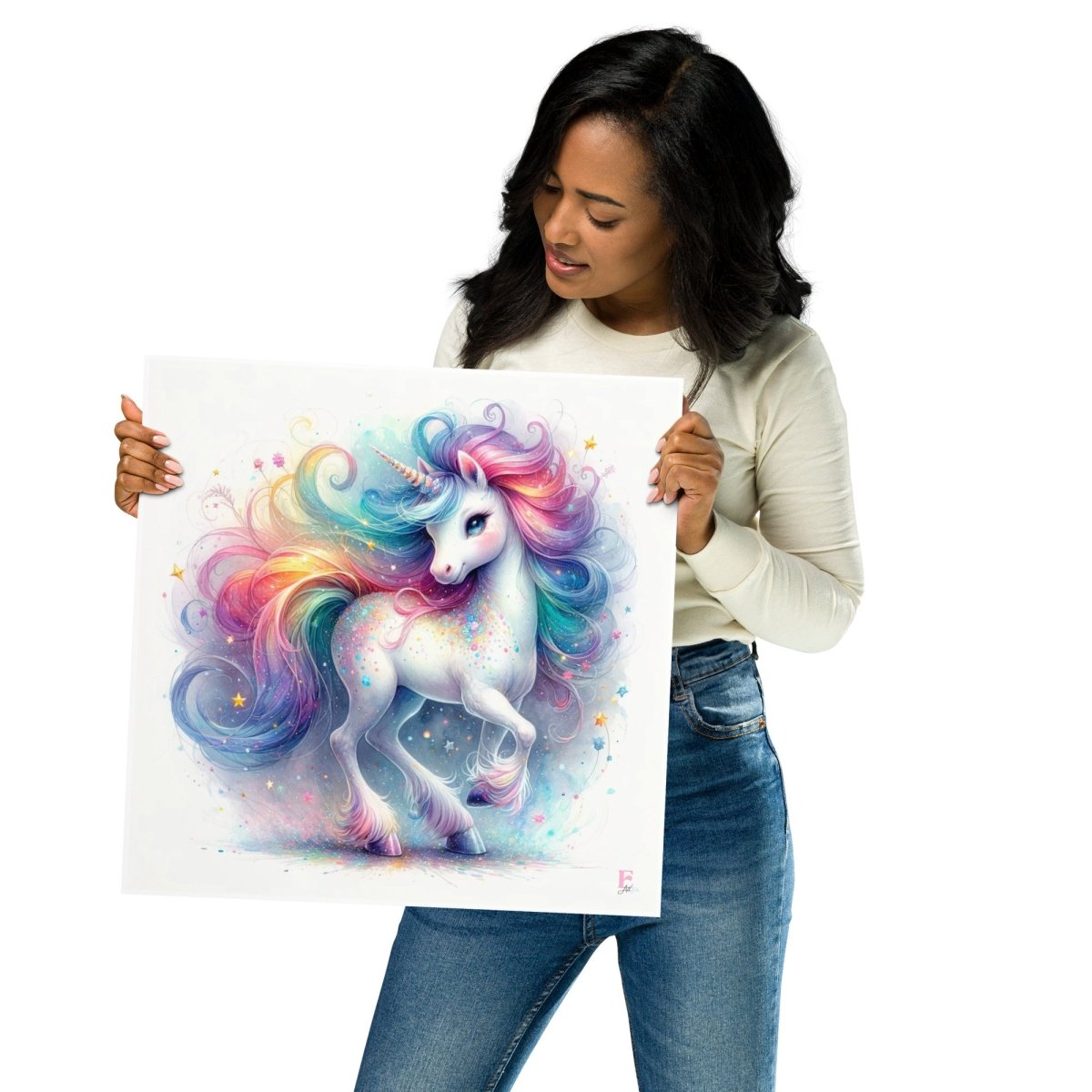 Lamina decorativa Infantil Unicornio - Nanetes