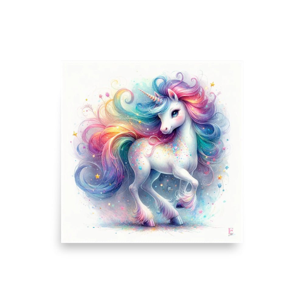 Lamina decorativa Infantil Unicornio - Nanetes