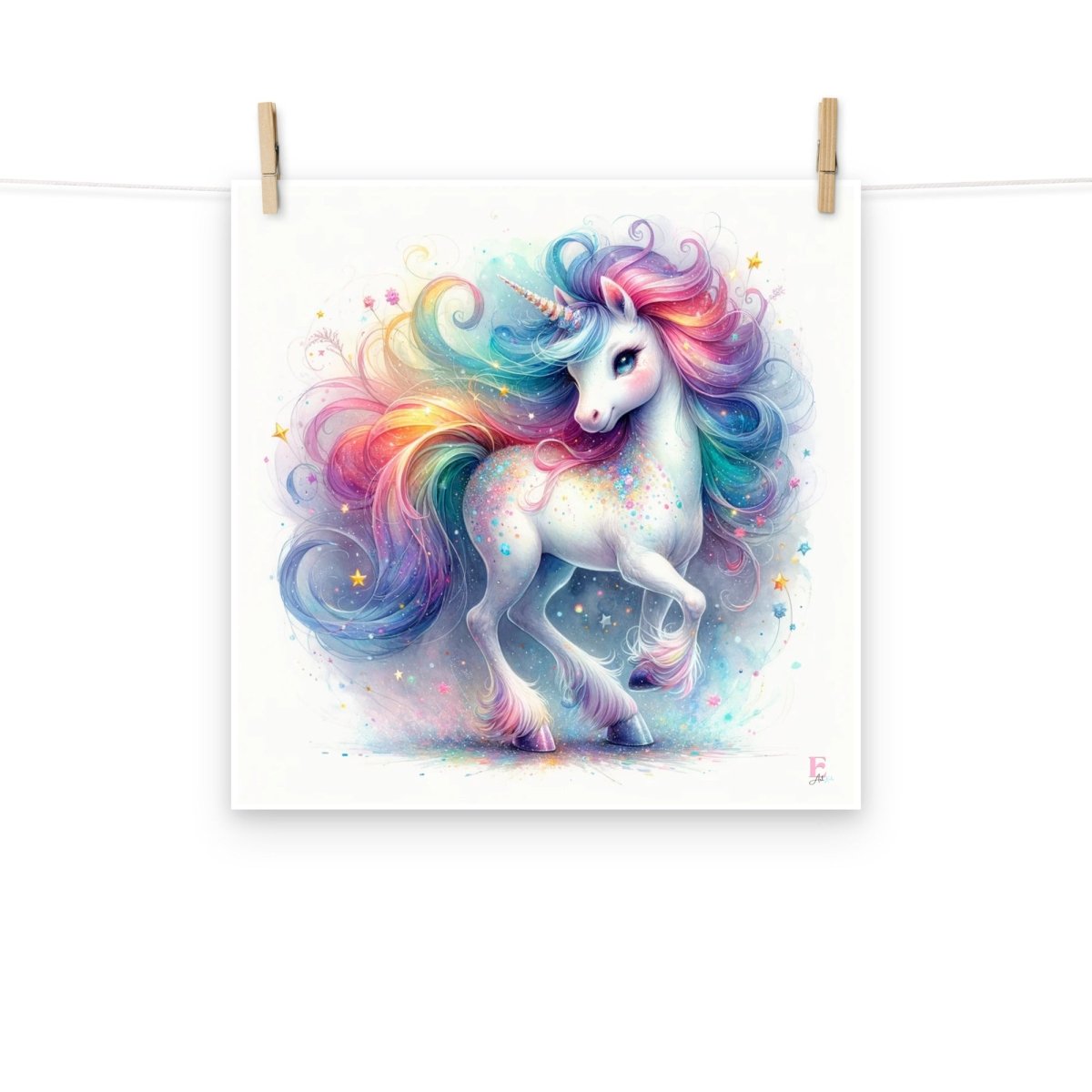 Lamina decorativa Infantil Unicornio - Nanetes