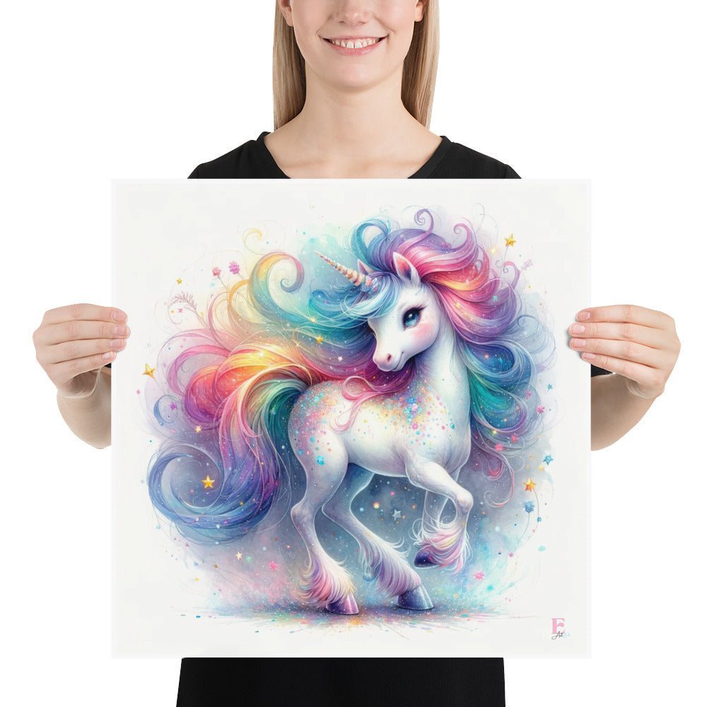 Lamina decorativa Infantil Unicornio - Nanetes