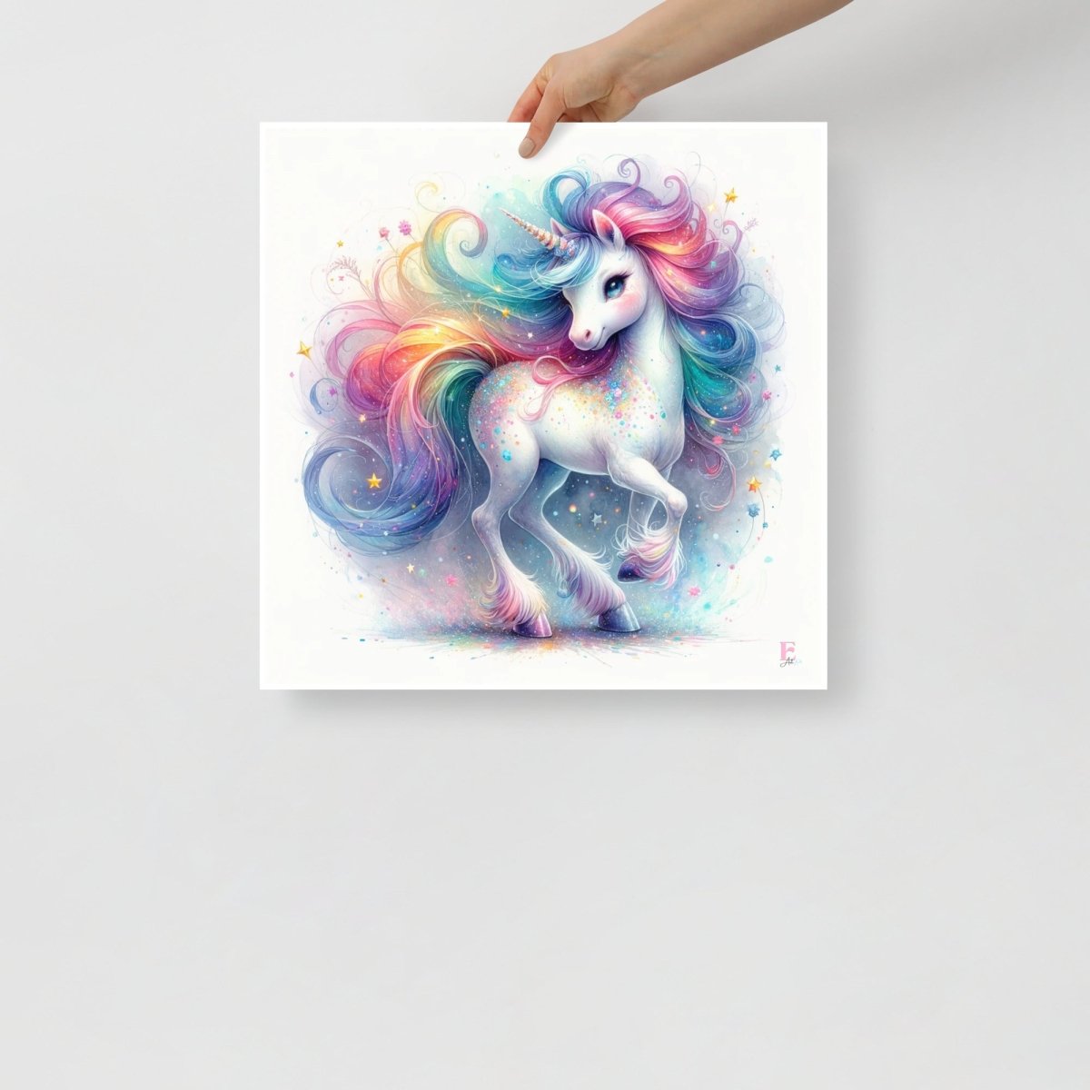 Lamina decorativa Infantil Unicornio - Nanetes