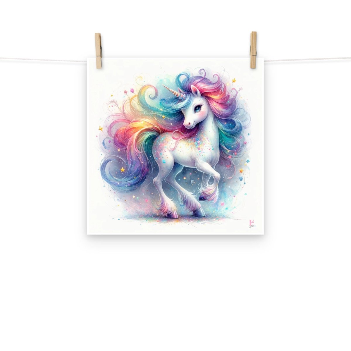 Lamina decorativa Infantil Unicornio - Nanetes