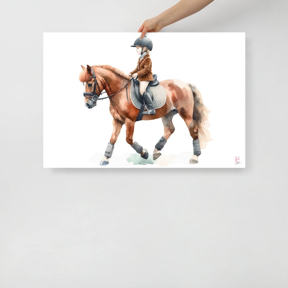 Lamina decorativa Jinete a caballo - Nanetes