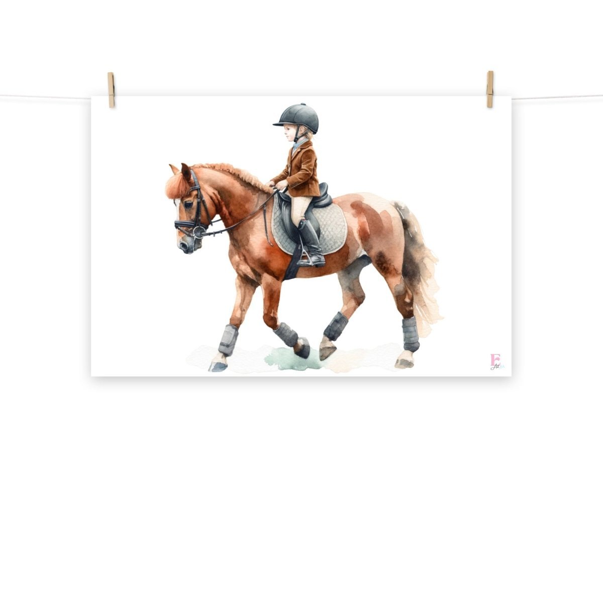 Lamina decorativa Jinete a caballo - Nanetes